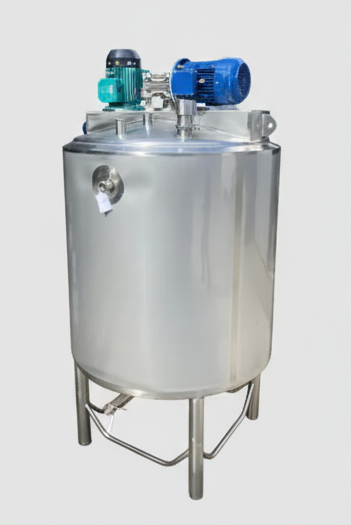 Tanque de mezlca con doble sistema de agitación